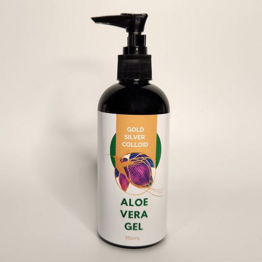 250ml Organic Aloe Vera with Gold and Silver Colloids