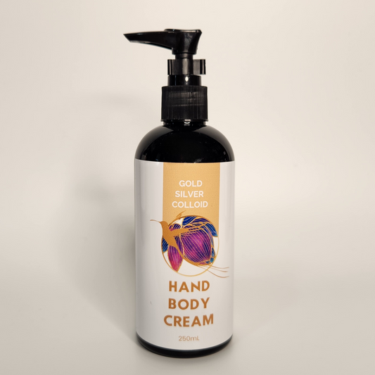 250ml Gold Silver Hand Body Cream