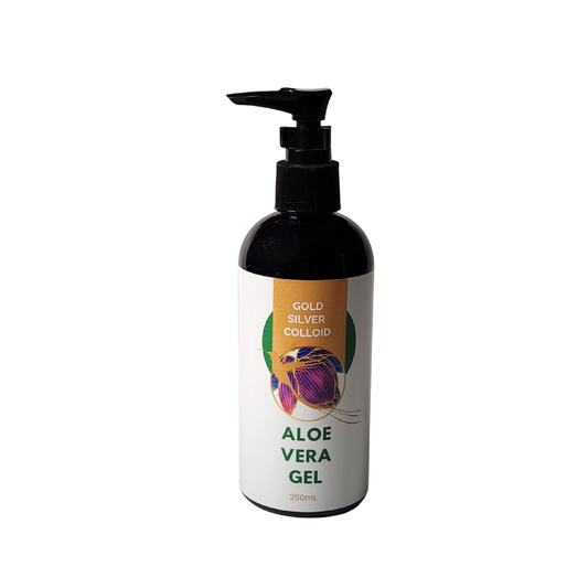250ml Organic Aloe Vera with Gold and Silver Colloids