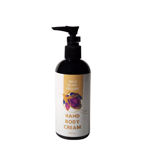250ml Gold Silver Hand Body Cream