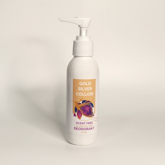 125ml Gold Silver Scent Free Deodorant